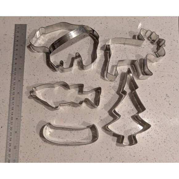 Whimsical Forest Adventure Cookie Cutter Set Stainless Steel Baking Tools - Picture 5 of 8